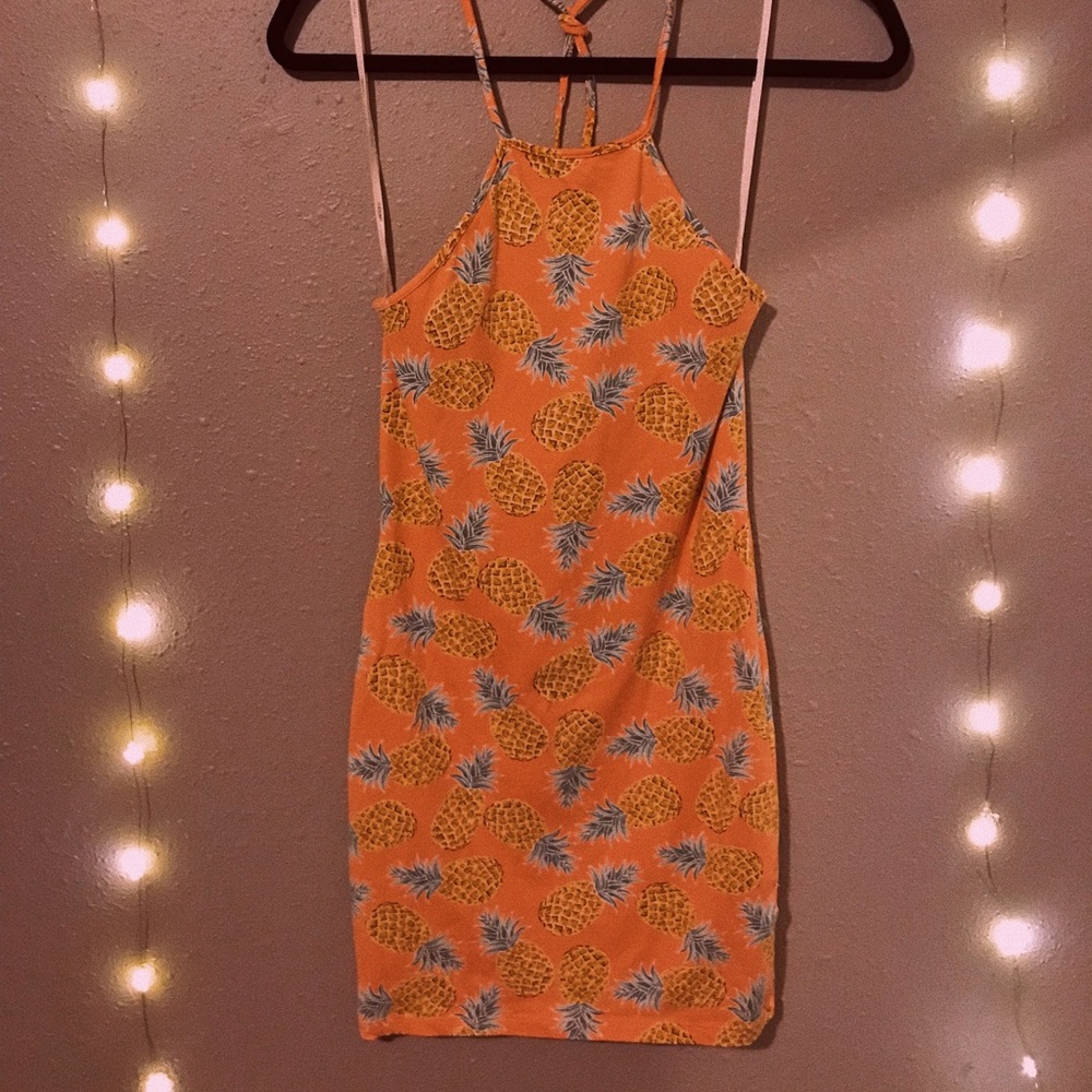 Pineapple Mini Dress